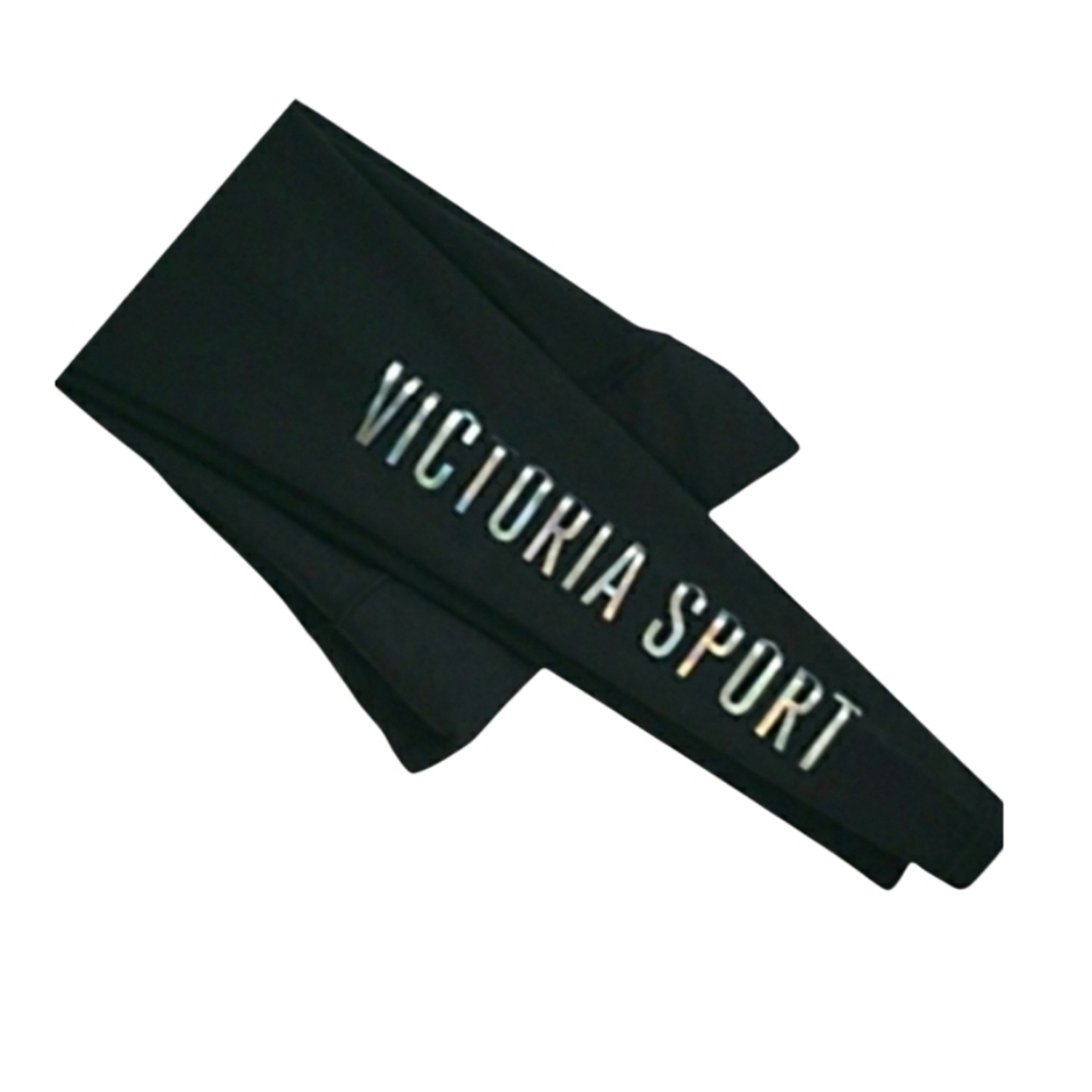 Knockout BY Victoria's Secret Black Logo Leggings Size Small